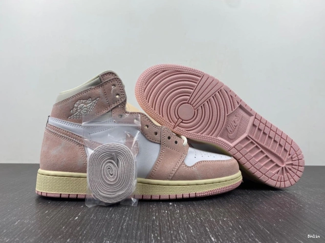 Bmlin Shoes Pink OG Jordan Air Retro (Women's) High 1 Washed FD2596-600 0811